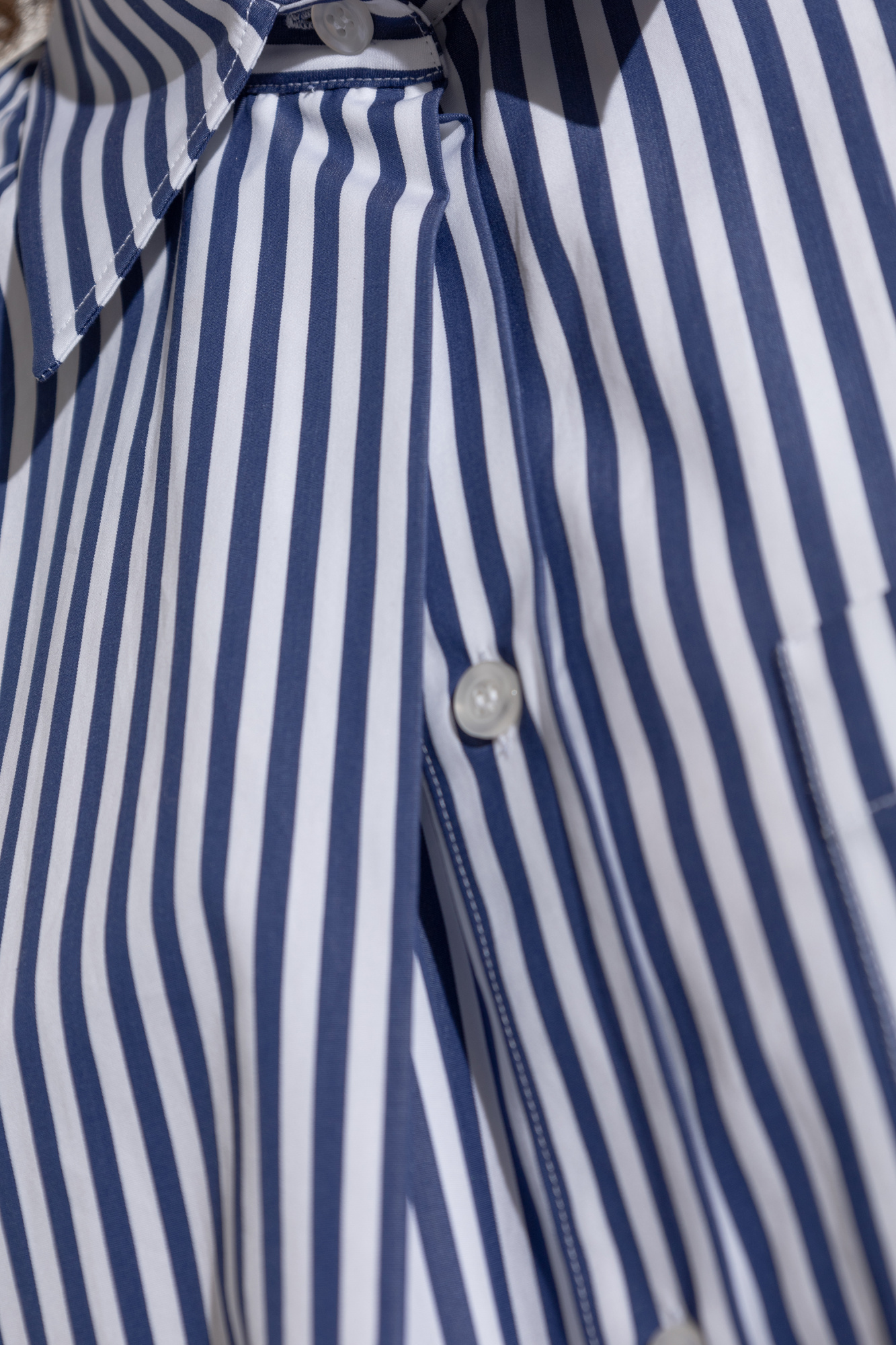 【送料&関税込】Sportmax Cotton Shirt firma Sportmax Firma シャツ | ブルー | FARFETCH JP